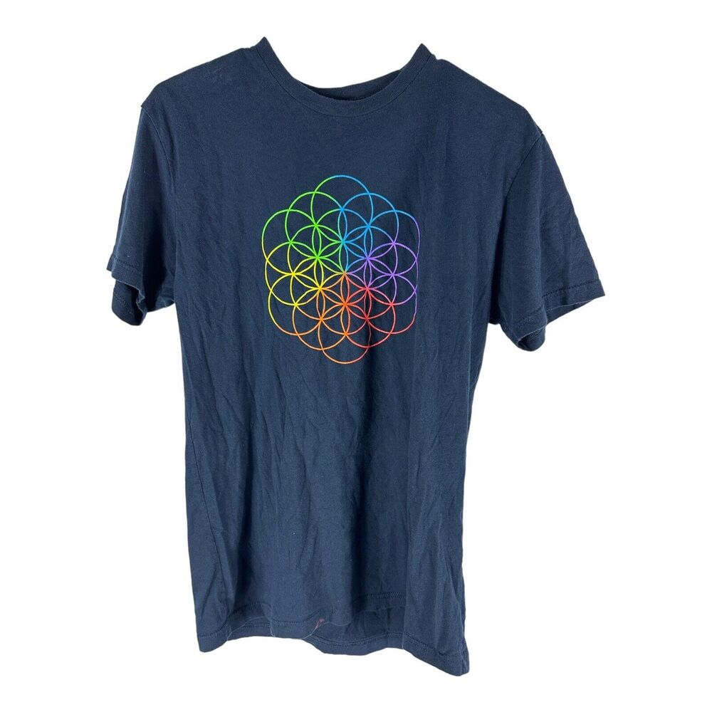 2016 Coldplay A Head Full Of Dreams World Tour Shirt Concert Size Medium *Read*